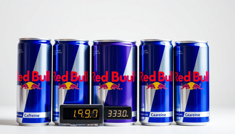 How Much Caffeine Is in a Red Bull? Exact mg by Can Size